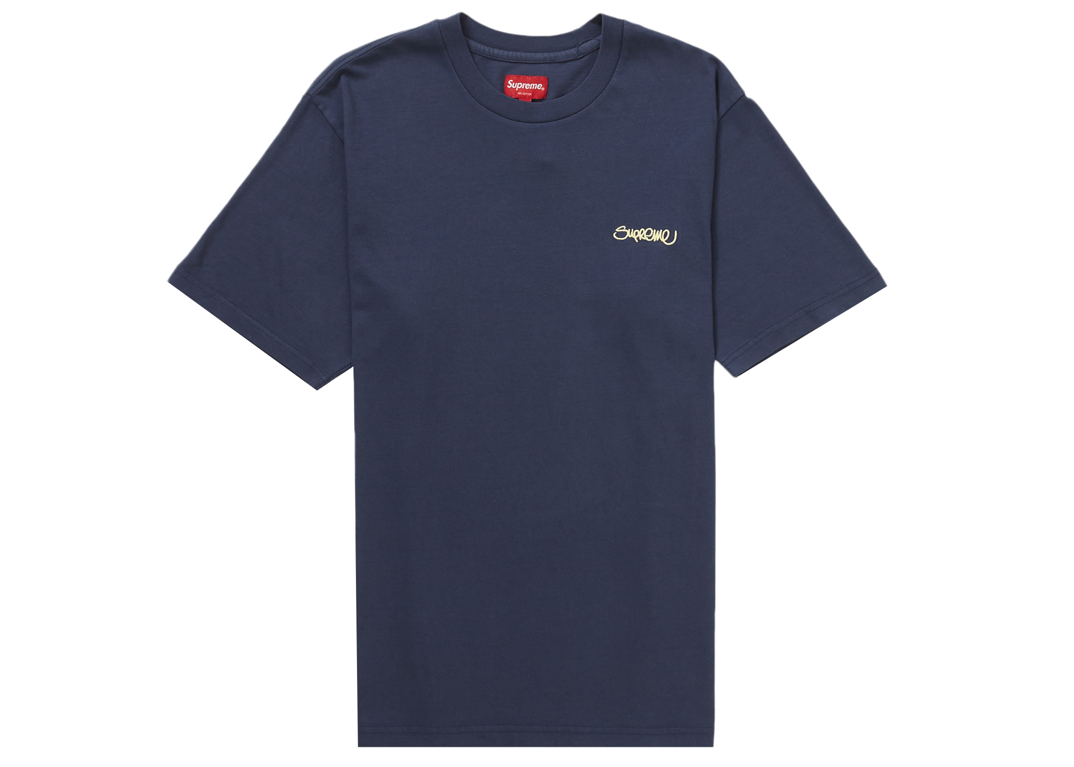 Supreme Washed Handstyle S/S Top Blue メンズ - SS22 - JP