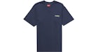 Supreme Lavado Estilo de Manos S/S Top Azul