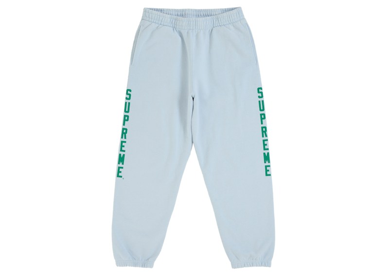 Pantaloni sportivi Supreme Washed Logo Azzurro