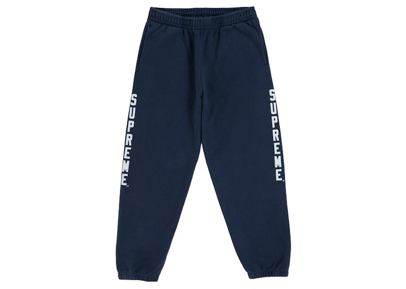 Pantaloni sportivi Supreme Washed Logo Navy