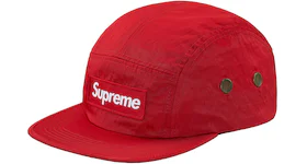 Supreme Washed Nylon Camp Cap Red