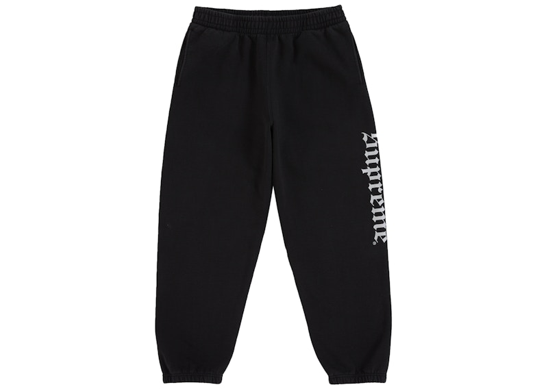 Supreme OldEnglishTrackPants黒M SUPREME】Old English Track Pants Black - 25SS (Supreme/トラック