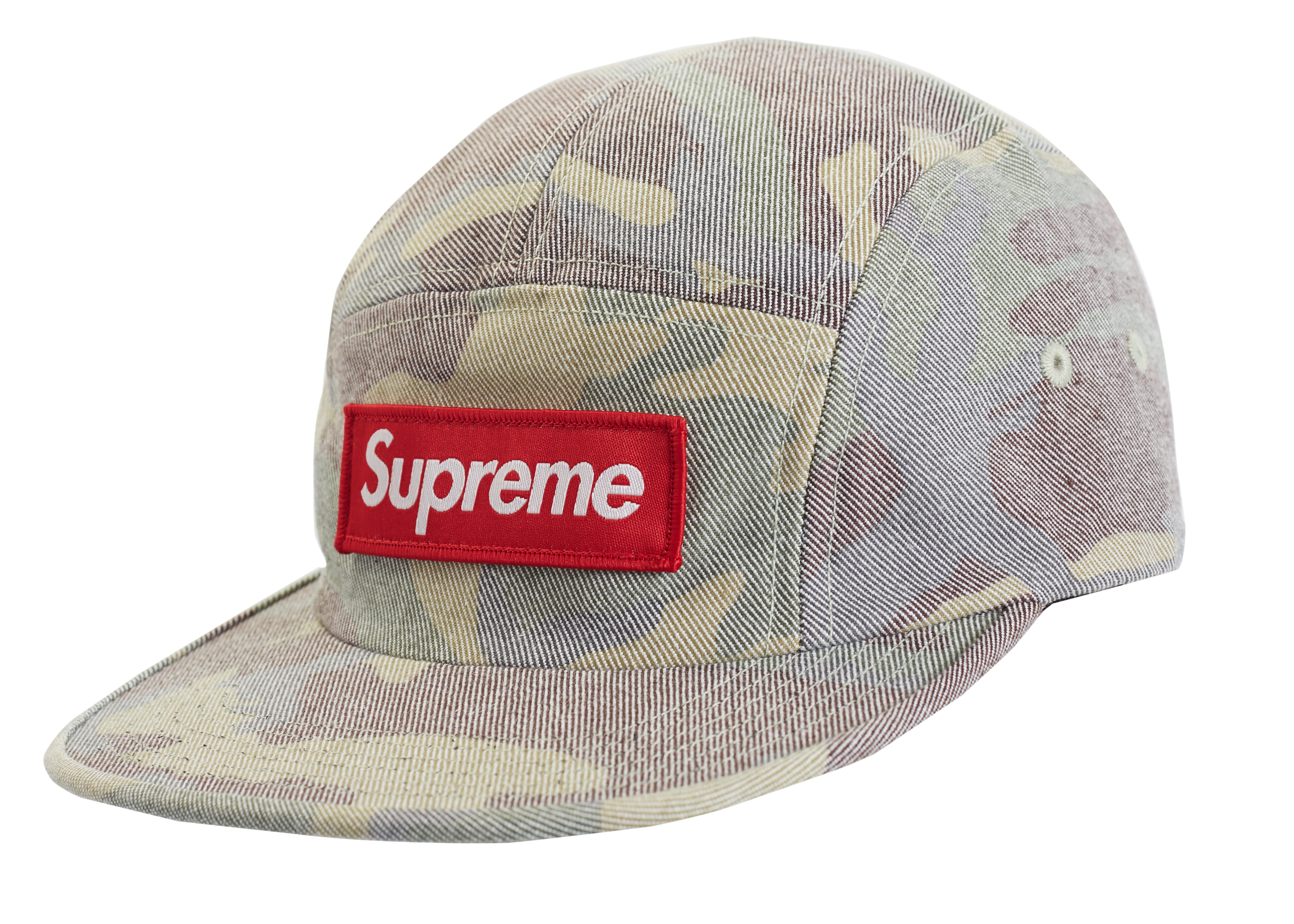 Supreme / Washed Out Camo Camp Cap