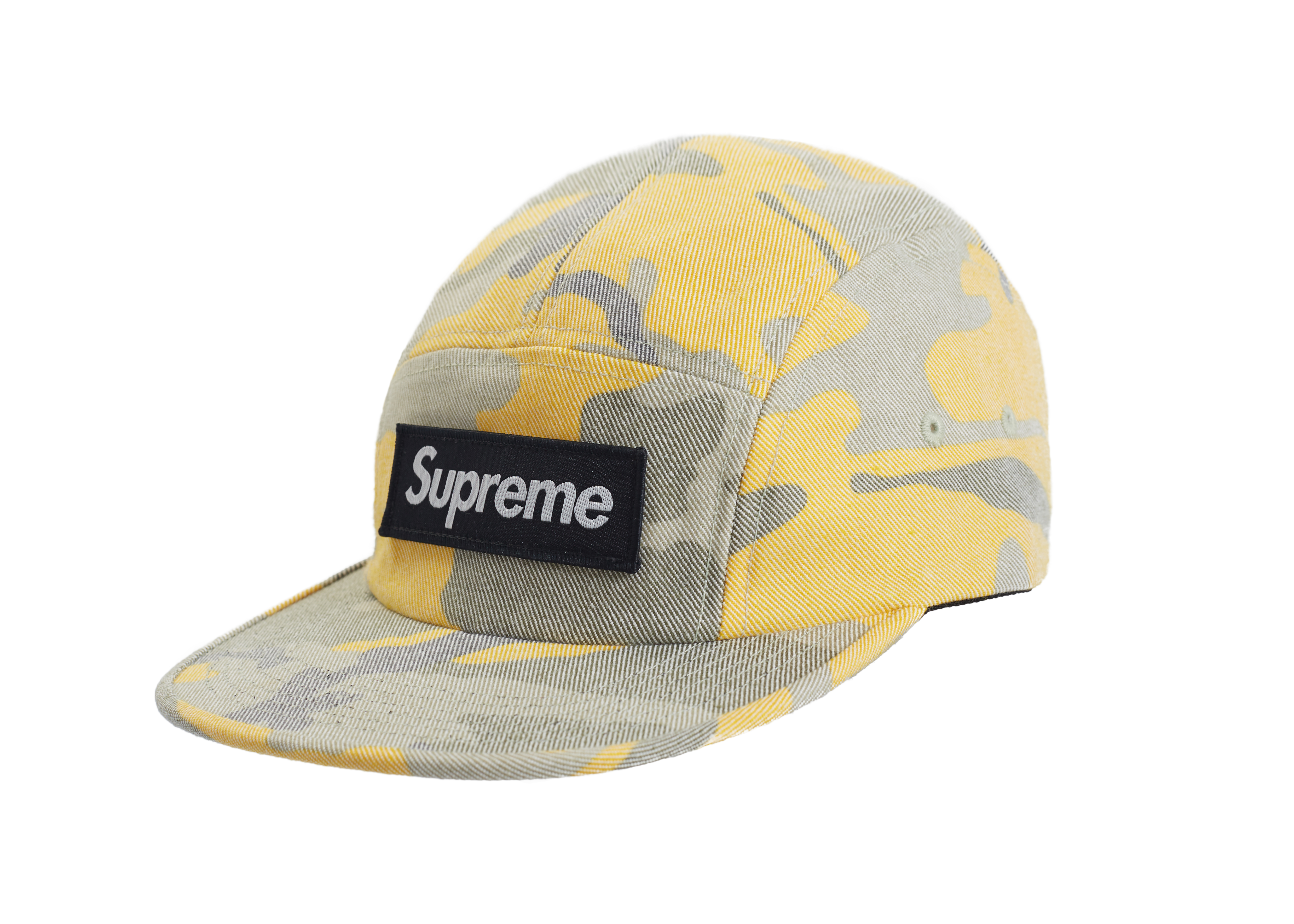 Supreme Washed Out Camo Camp Cap Woodland Camo - SS19 - US