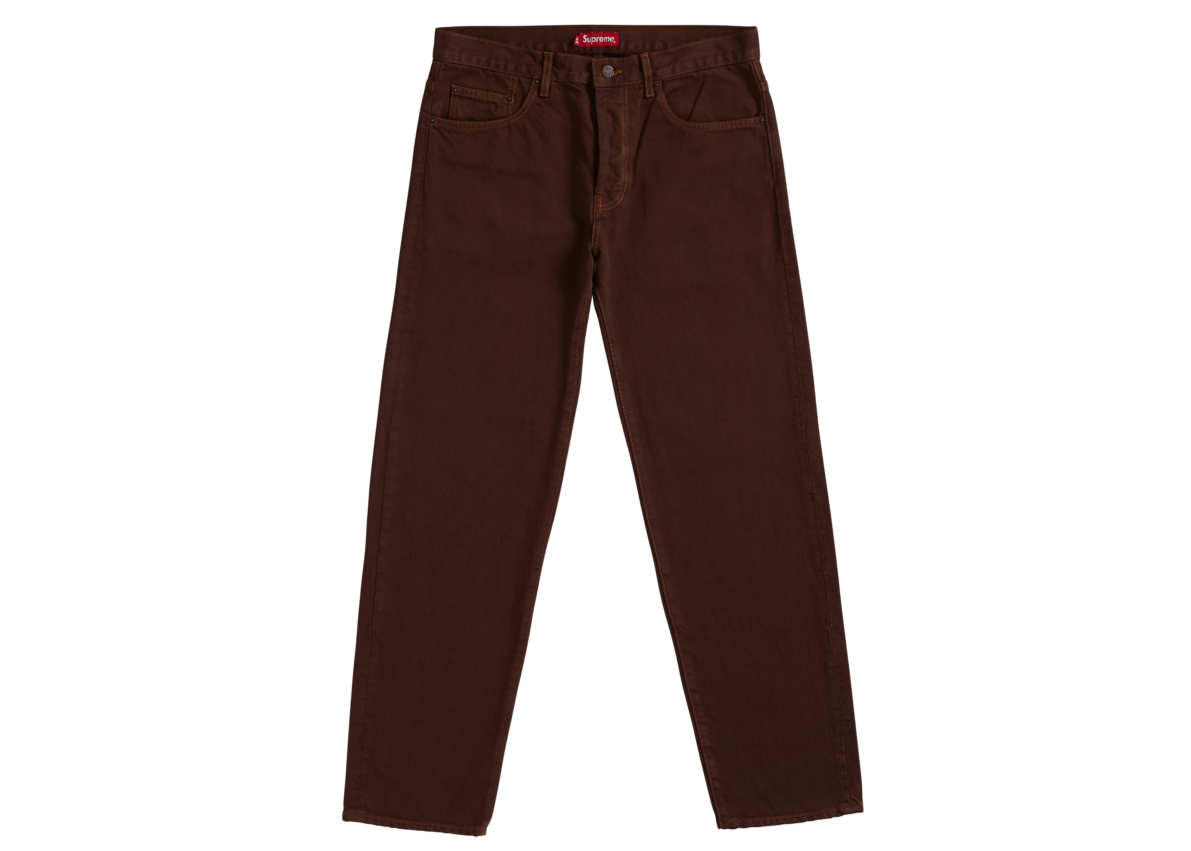 サイズ30】Supreme Regular Jean Washed Brownデニム/ジーンズ