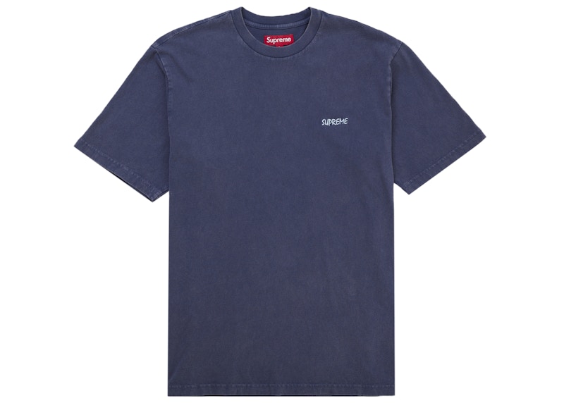 Supreme-Washed-S-S-Top-Navy-