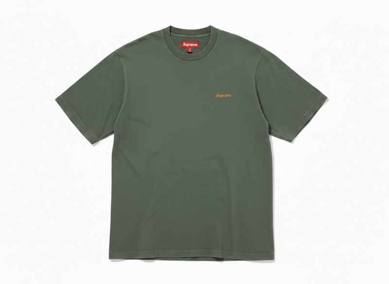 Supreme Washed S/S Top (SS26) Green
