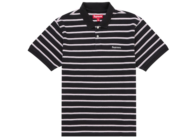トップス Supreme Washed Stripe Polo XL Supreme Washed Stripe Polo White メンズ - SS26 - JP