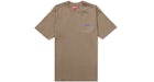 Supreme Etiqueta Lavada S/S Top Dusty Verde oliva