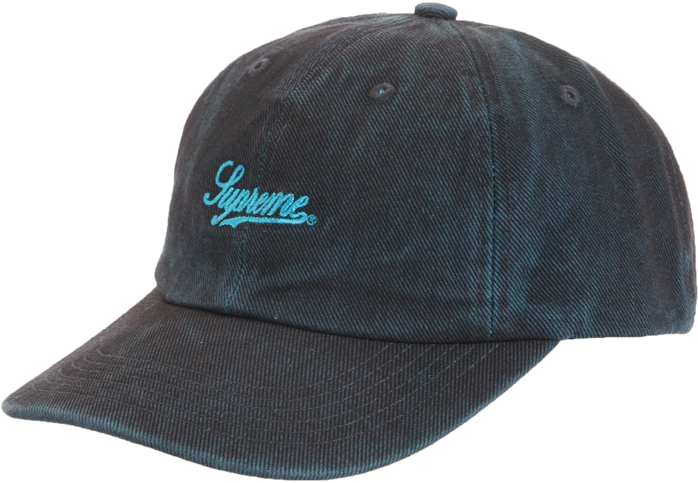 Supreme Washed Twill 6-Panel Blue - SS22 - US