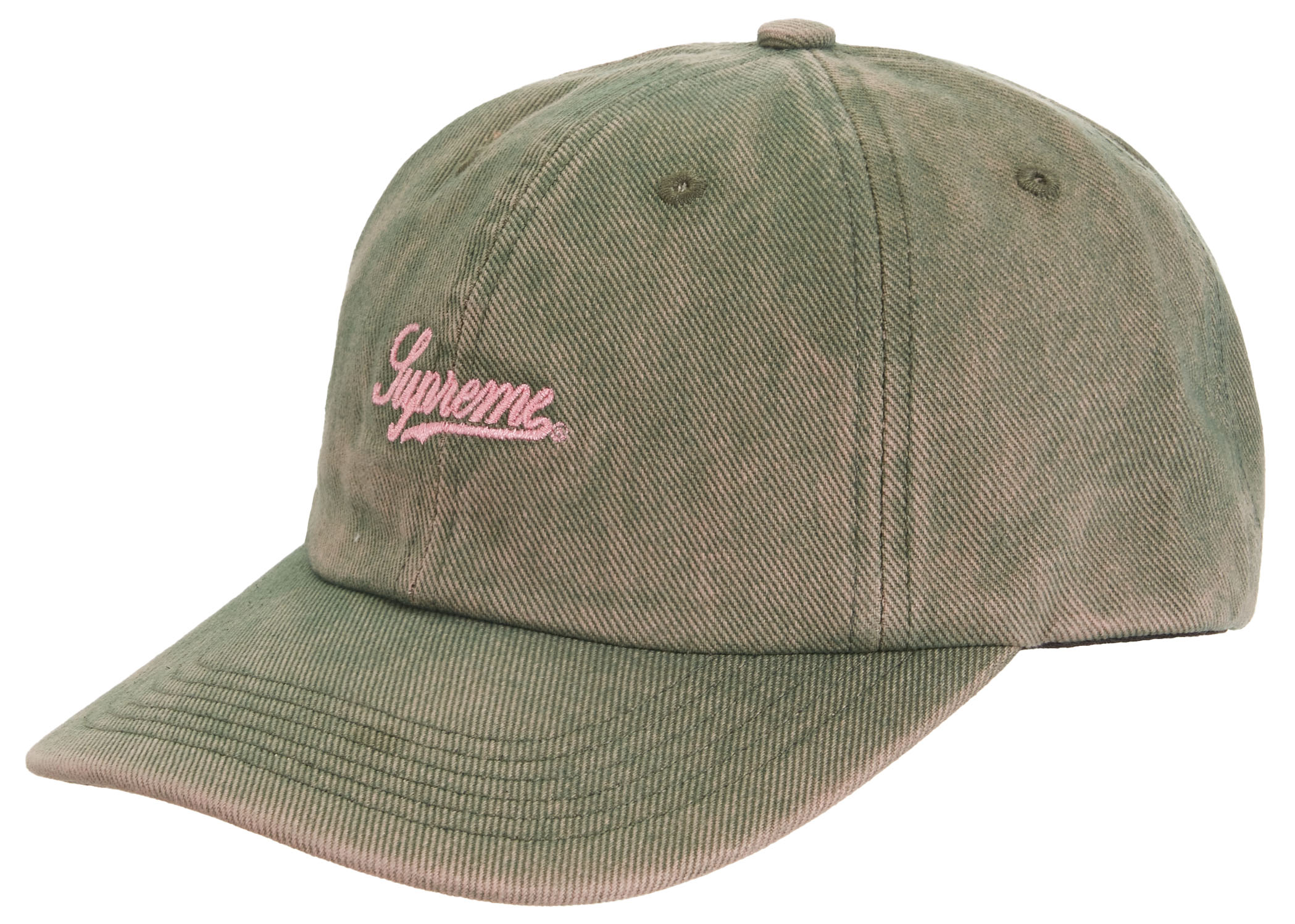 Supreme Washed Twill 6-Panel Green
