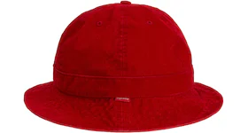 Supreme Washed Velvet Bell Hat Red