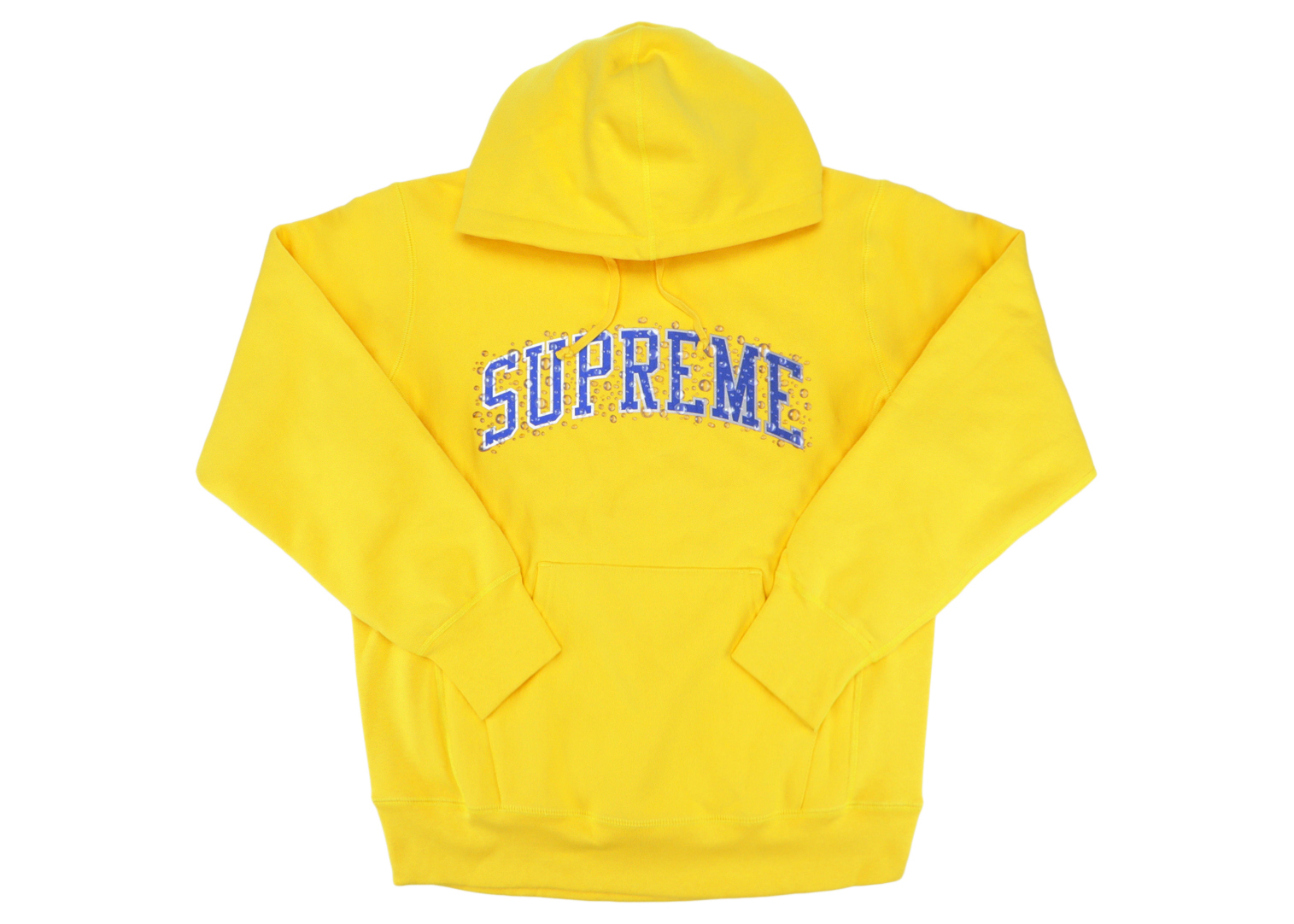 Supreme Water Arc Hooded Sweatshirt Yellow
