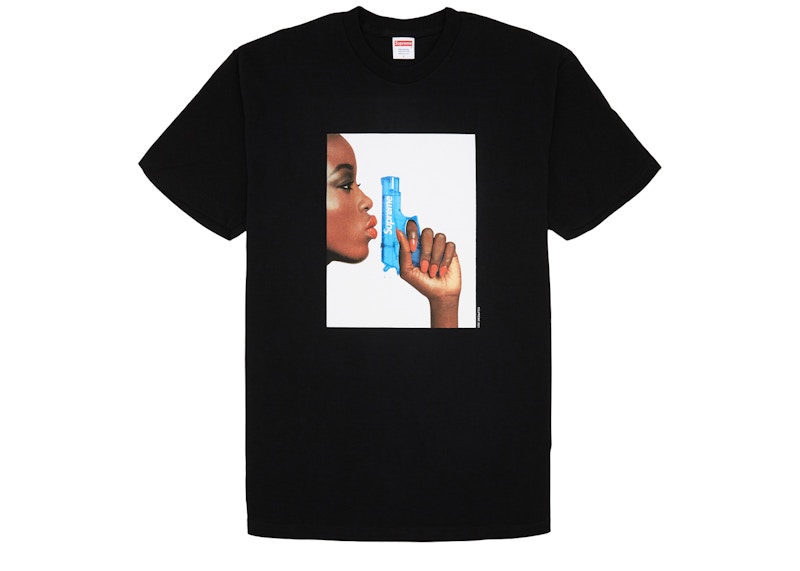 Supreme Water Pistol Tee Black Men's - SS21 - US