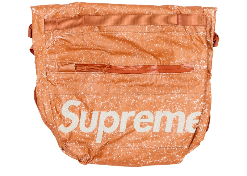 Supreme Waterproof Reflective Speckled Shoulder Bag Orange