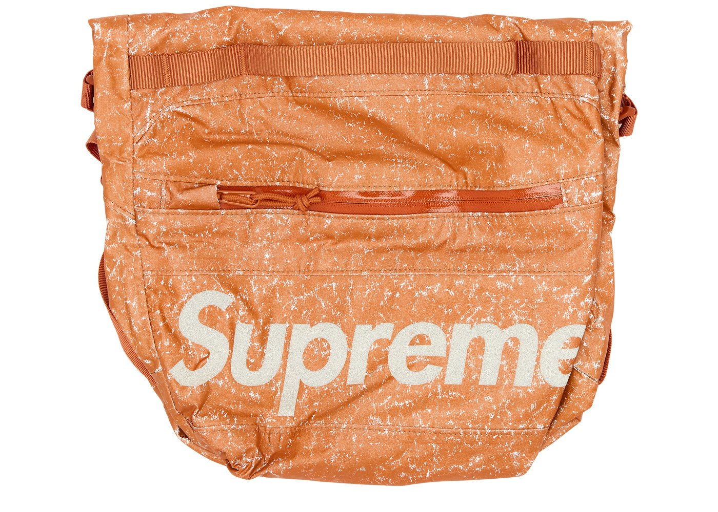 Supreme Waterproof Reflective Speckled Shoulder Bag Orange - FW20