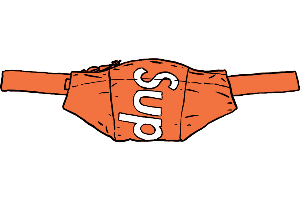 Supreme Waterproof Reflective Speckled Waist Bag Orange FW20 TW