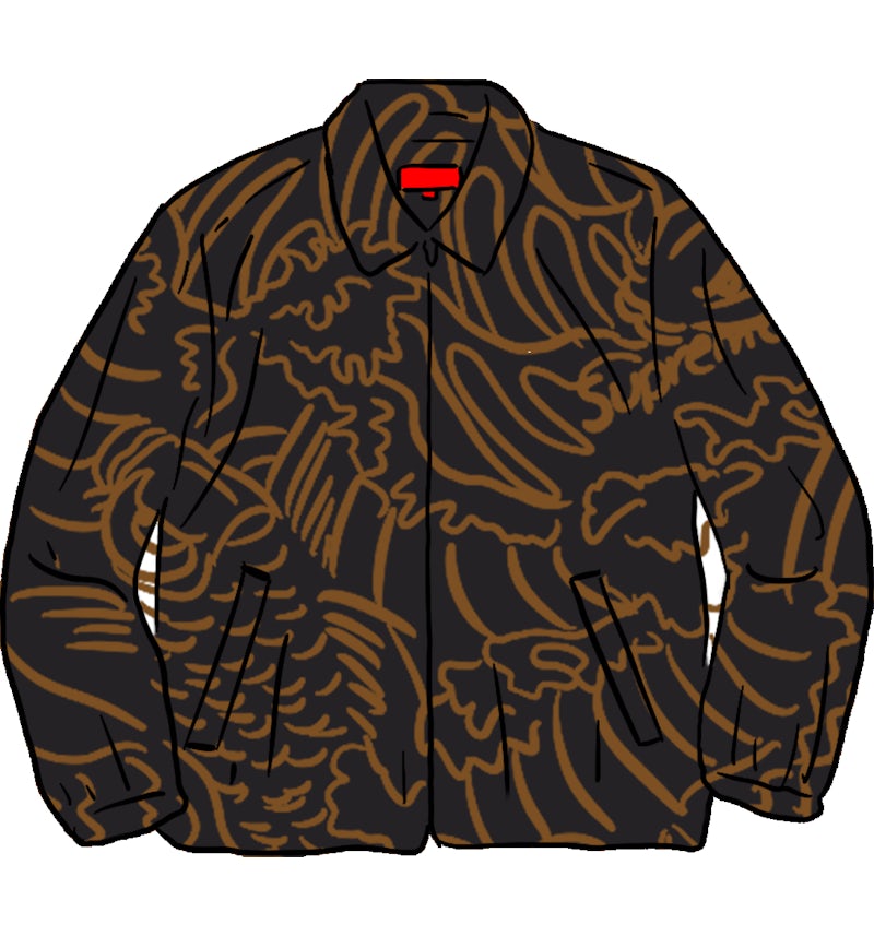 Supreme Waves Work Jacket Multicolor Supreme Waves Work Jacket Multicolor