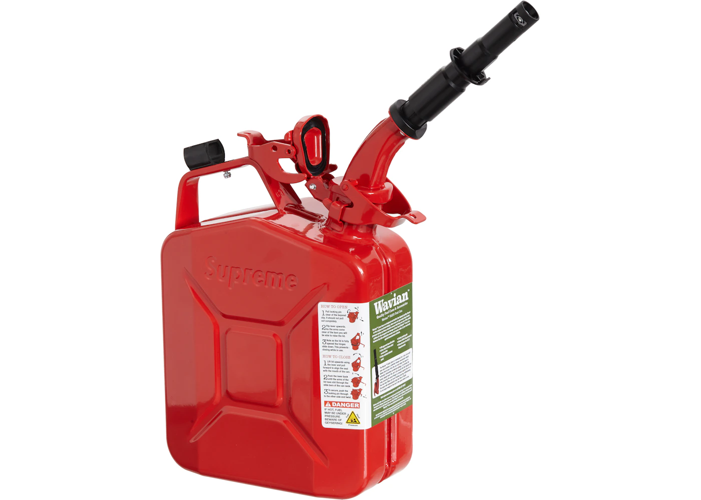 Supreme Wavian 5L Jerry Can Red - FW20 - US