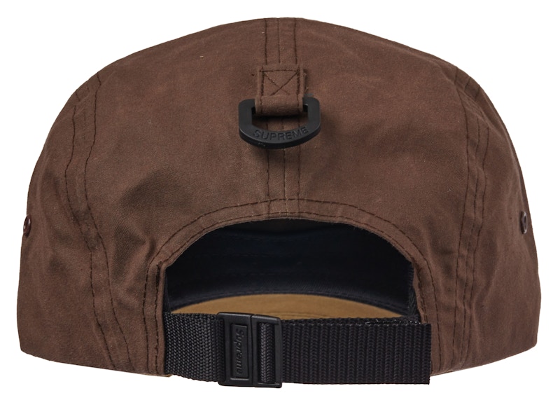 Supreme Waxed Cotton Camp Cap Brown - FW21 - GB