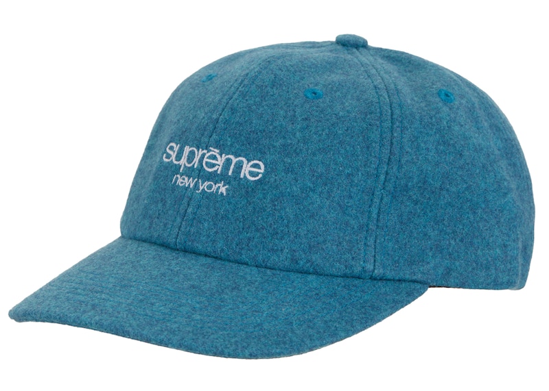 Supreme Waxed Wool 6-Panel Cyan