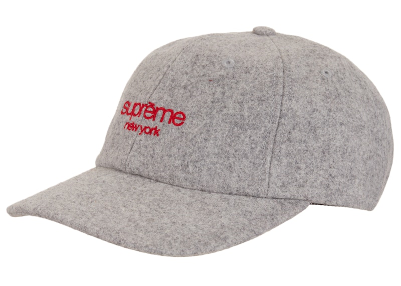 Supreme Waxed Wool 6-Panel Grey - FW22 - US