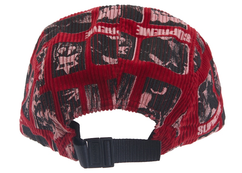 Supreme Weirdo Dave Corduroy Camp Cap Red - SS24 - GB