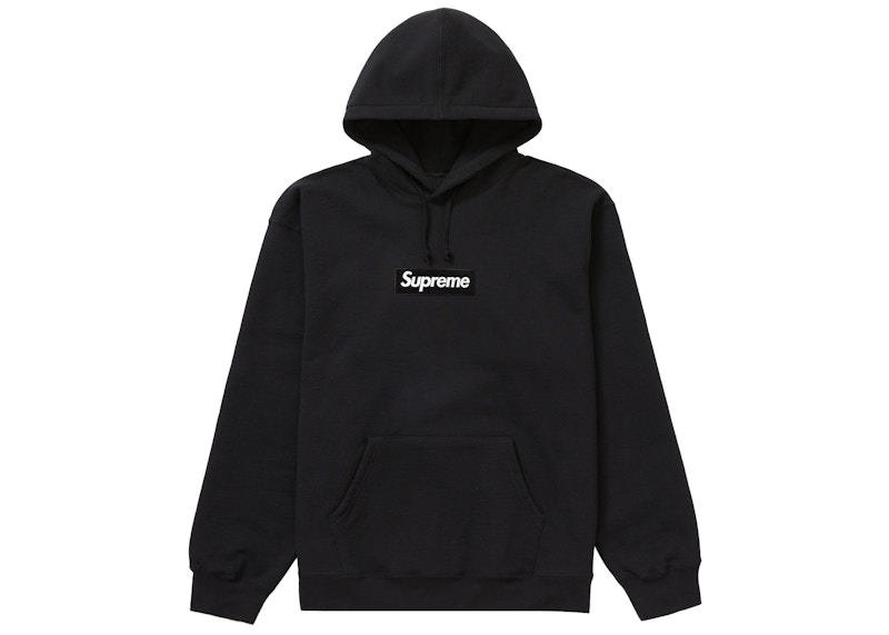 Supreme West Hollywood Box Logo Hooded Sweatshirt Black Men's