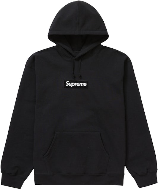 Supreme West Hollywood Los Angeles box logo hoodie Black