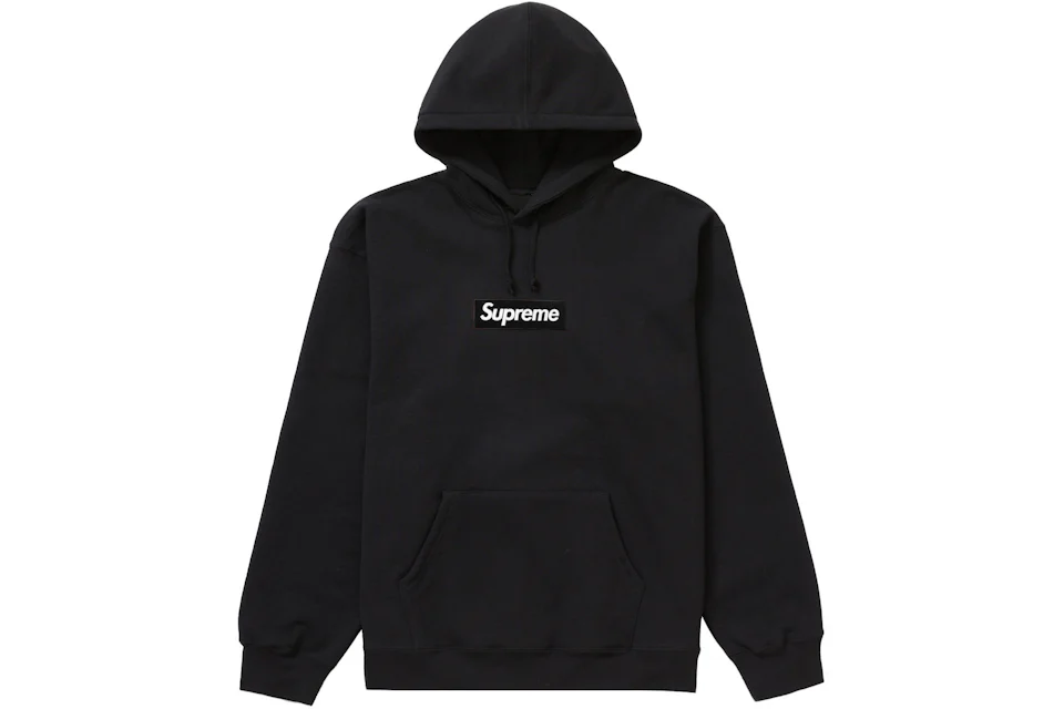 Supreme West Hollywood Box Logo Hooded Sweatshirt Black
