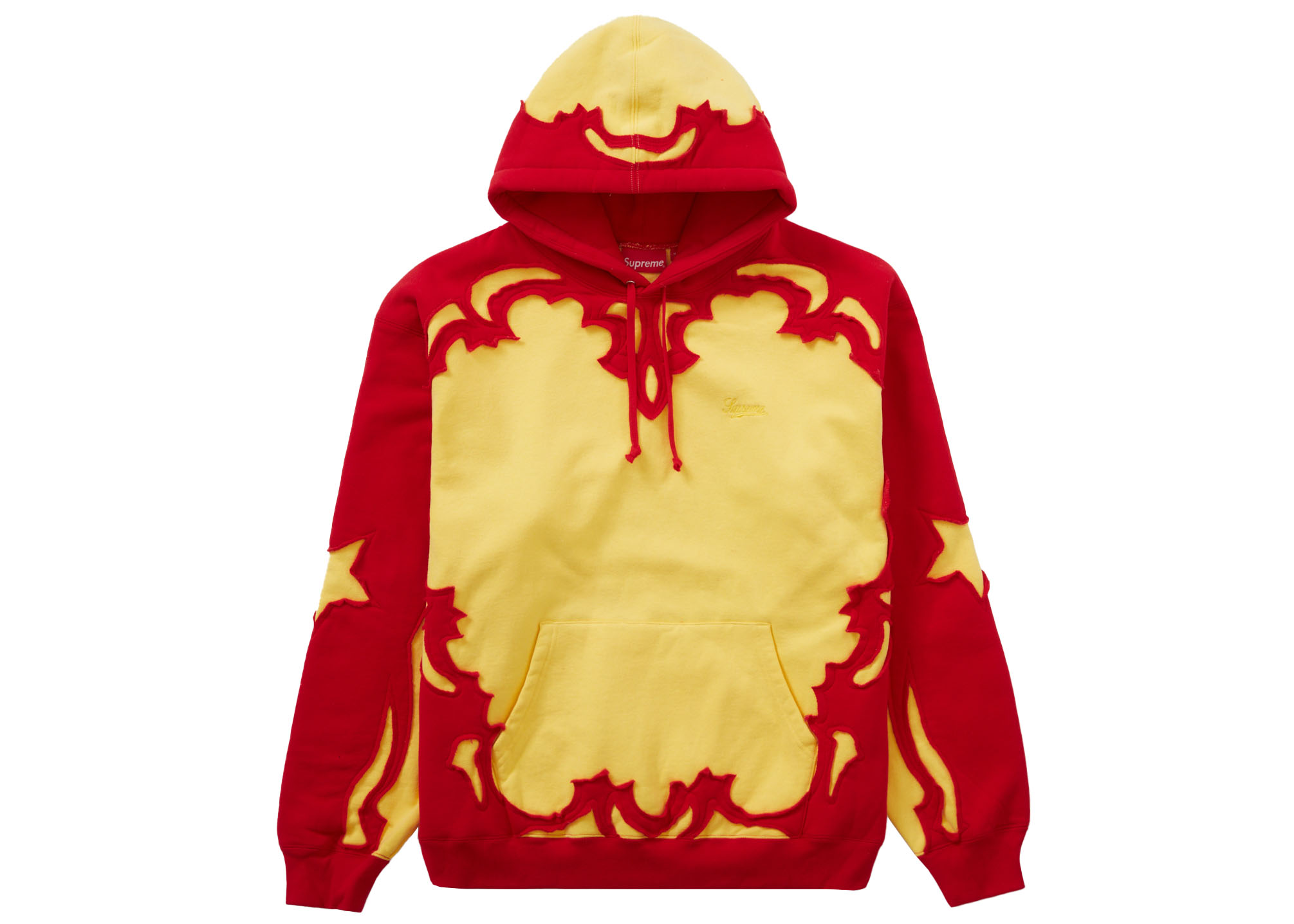 Supreme Western Cut Out Hooded Sweatshirt Gold Men's - SS23 - US