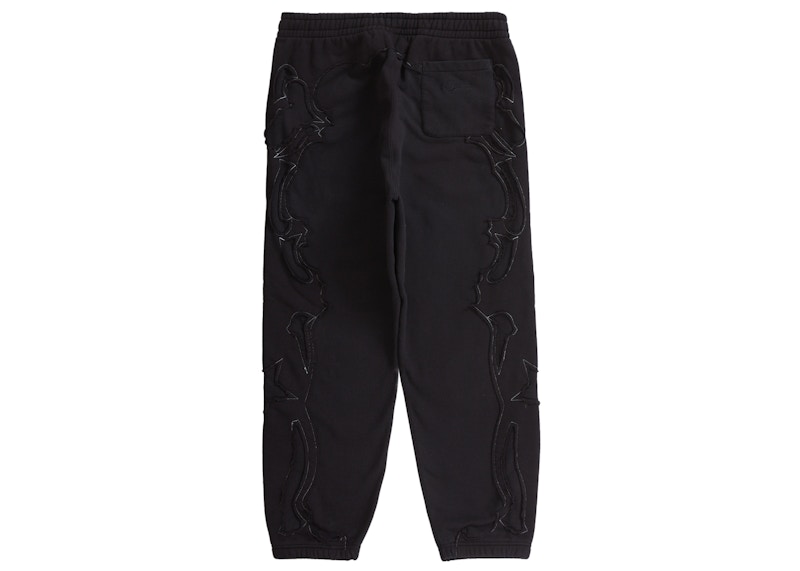 Supreme Western Cut Out Sweatpant Black Men's - SS23 - US