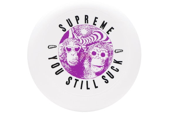 Supreme Wham O You Still Suck Frisbee White