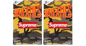 Supreme Wheaties Cereal Box Orange Camo 2x Lot Camo (Not Fit For Human Consumption)