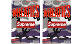 Supreme Wheaties Cereal Box Purple Camo 2x Lot (Not Fit For Human Consumption)