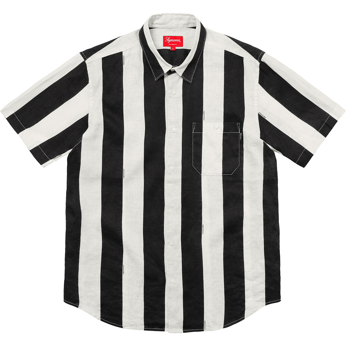 supreme wide stripe shirt