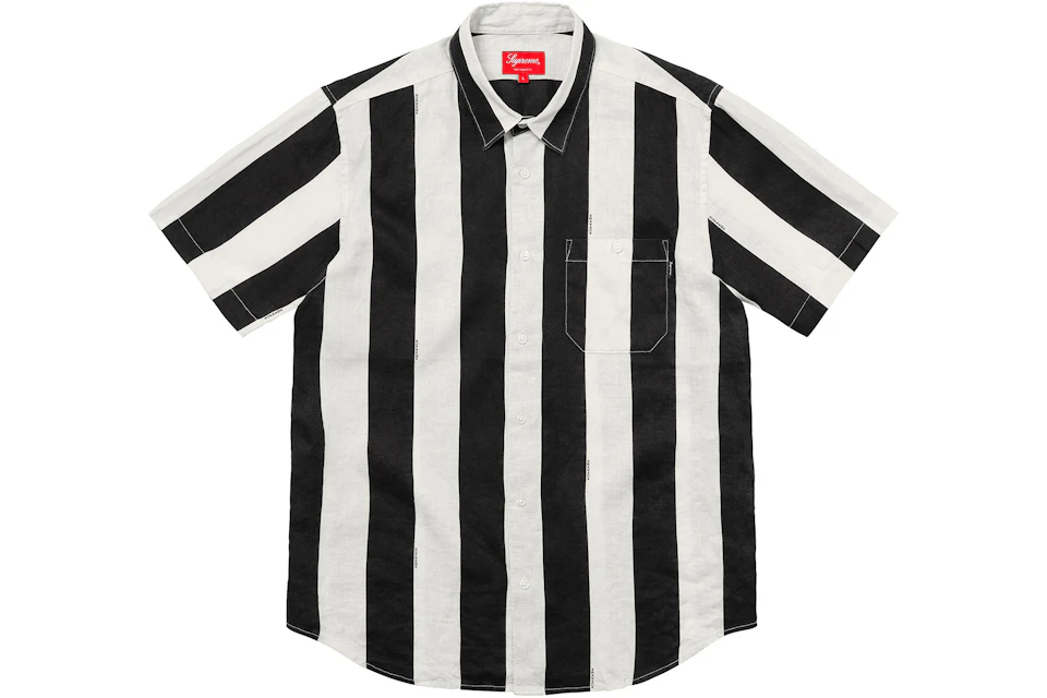 Supreme Wide Stripe Shirt Black