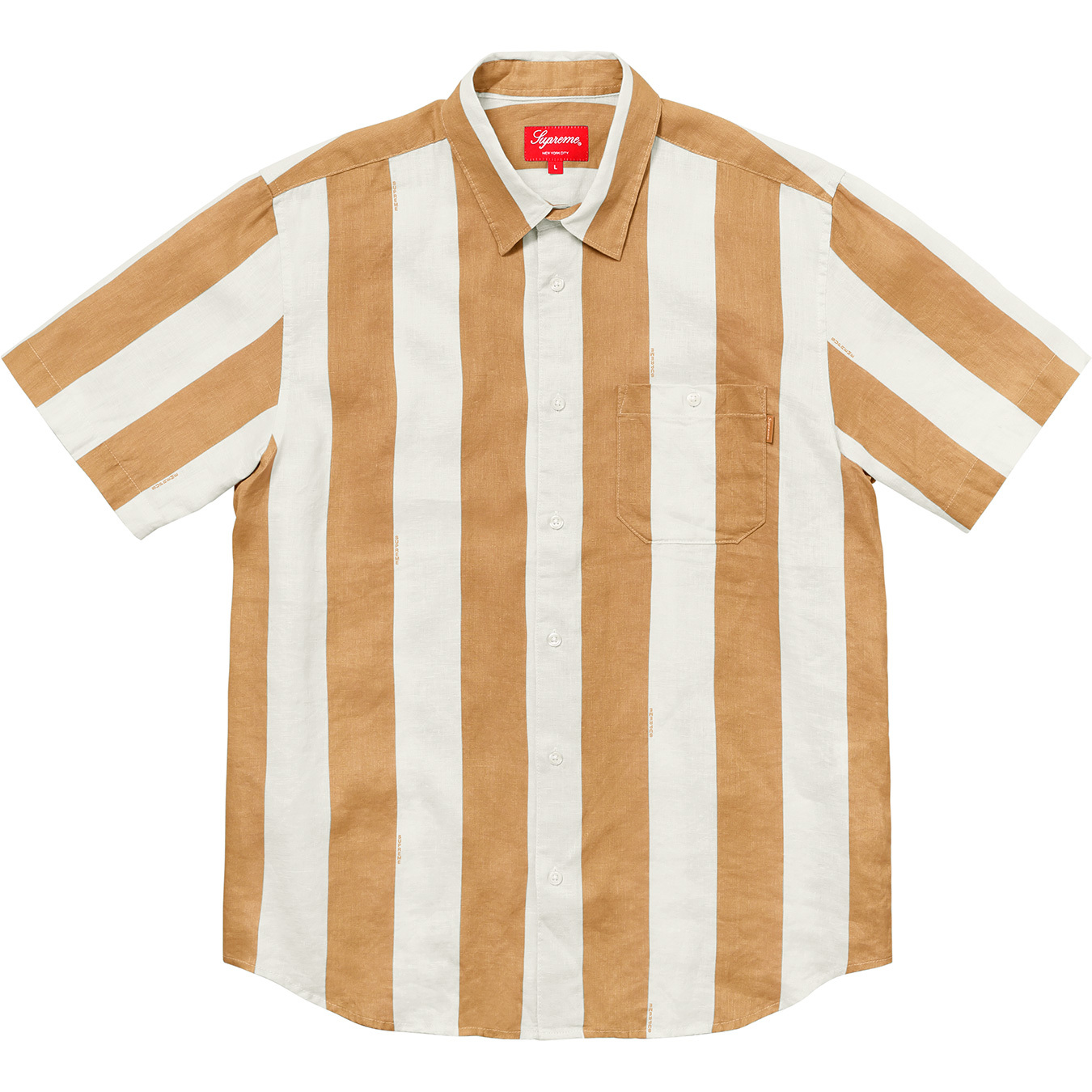 Supreme Wide Stripe Shirt Teal Men's - SS18 - US