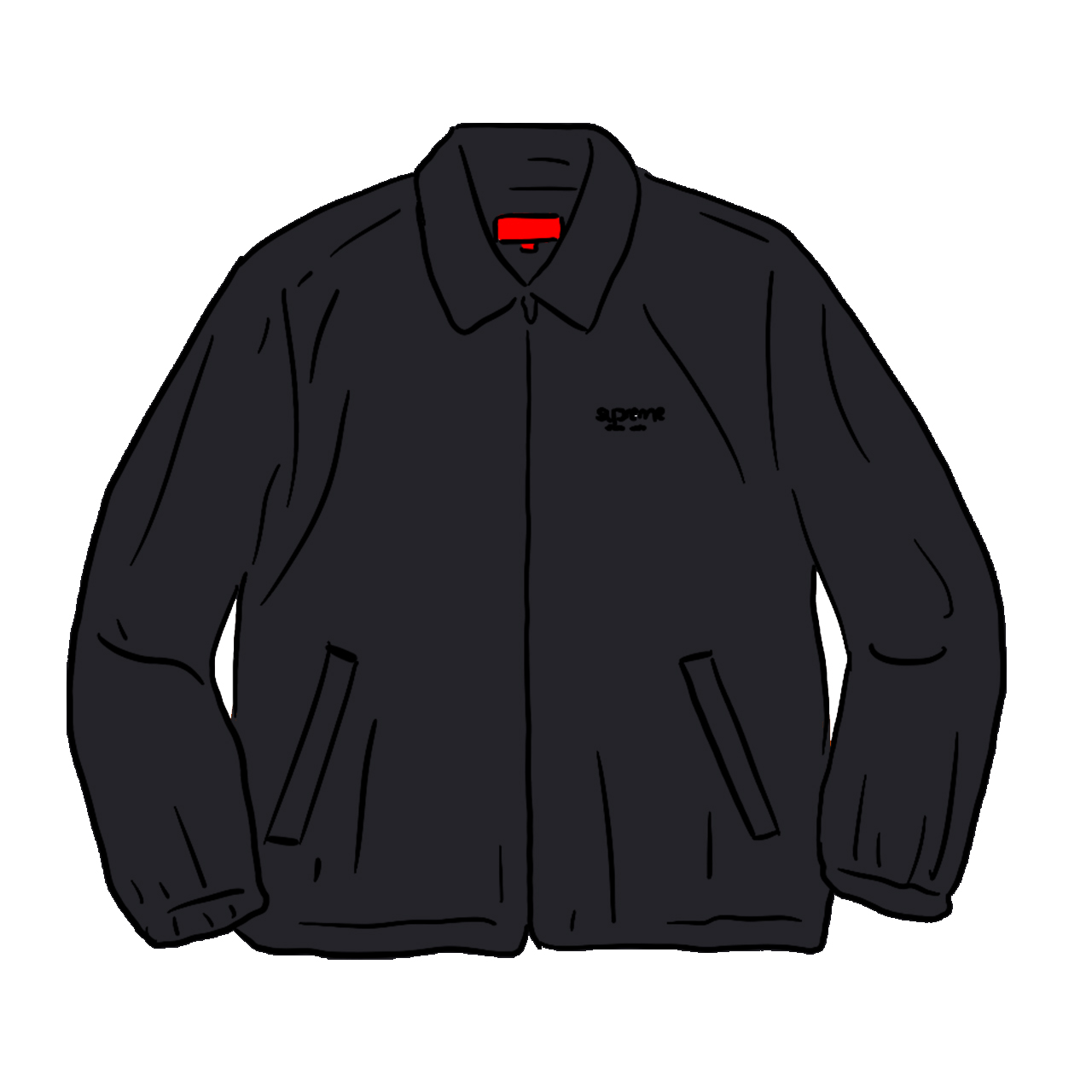 Supreme Wide Wale Corduroy Harrington Jacket Black - SS20 Men's - US