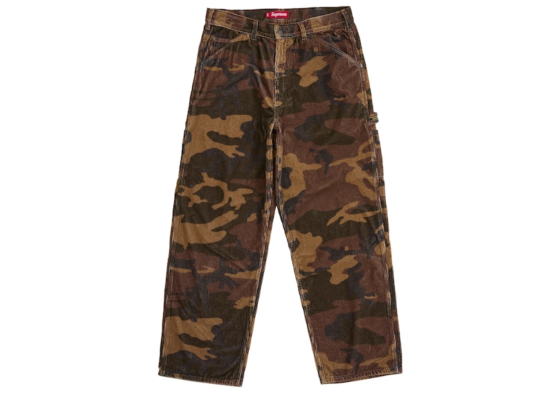 Supreme Wide Wale Corduroy Painter Pant Woodland Camo Men's - FW25