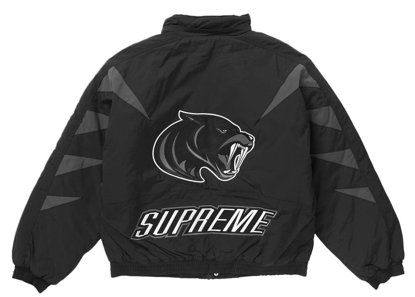 Supreme Wildcat Sideline Puffer Jacket Black