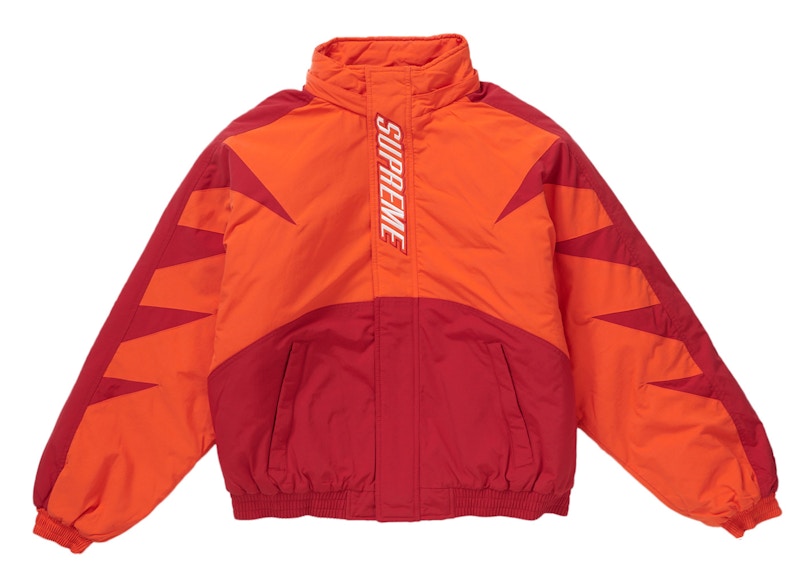 Supreme Wildcat Sideline Puffer Jacket Orange Men's - FW23 - US