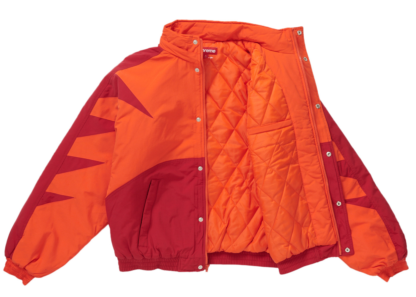 Supreme Wildcat Sideline Puffer Jacket Orange Men's - FW23 - US