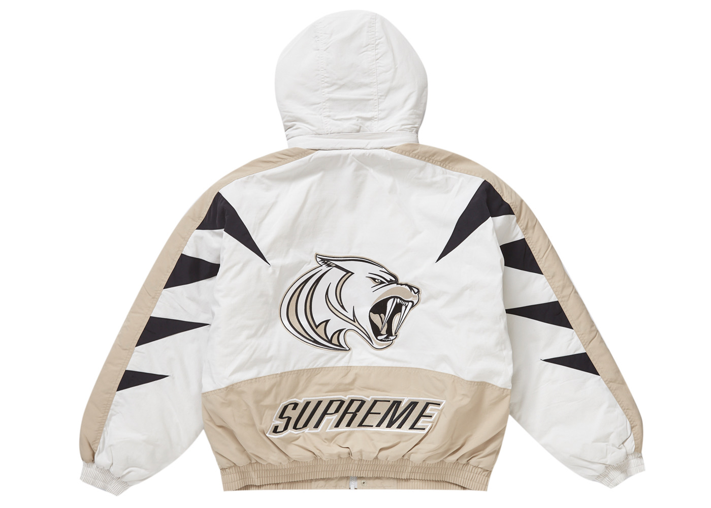 Supreme Wildcat Sideline Puffer Jacket Grey