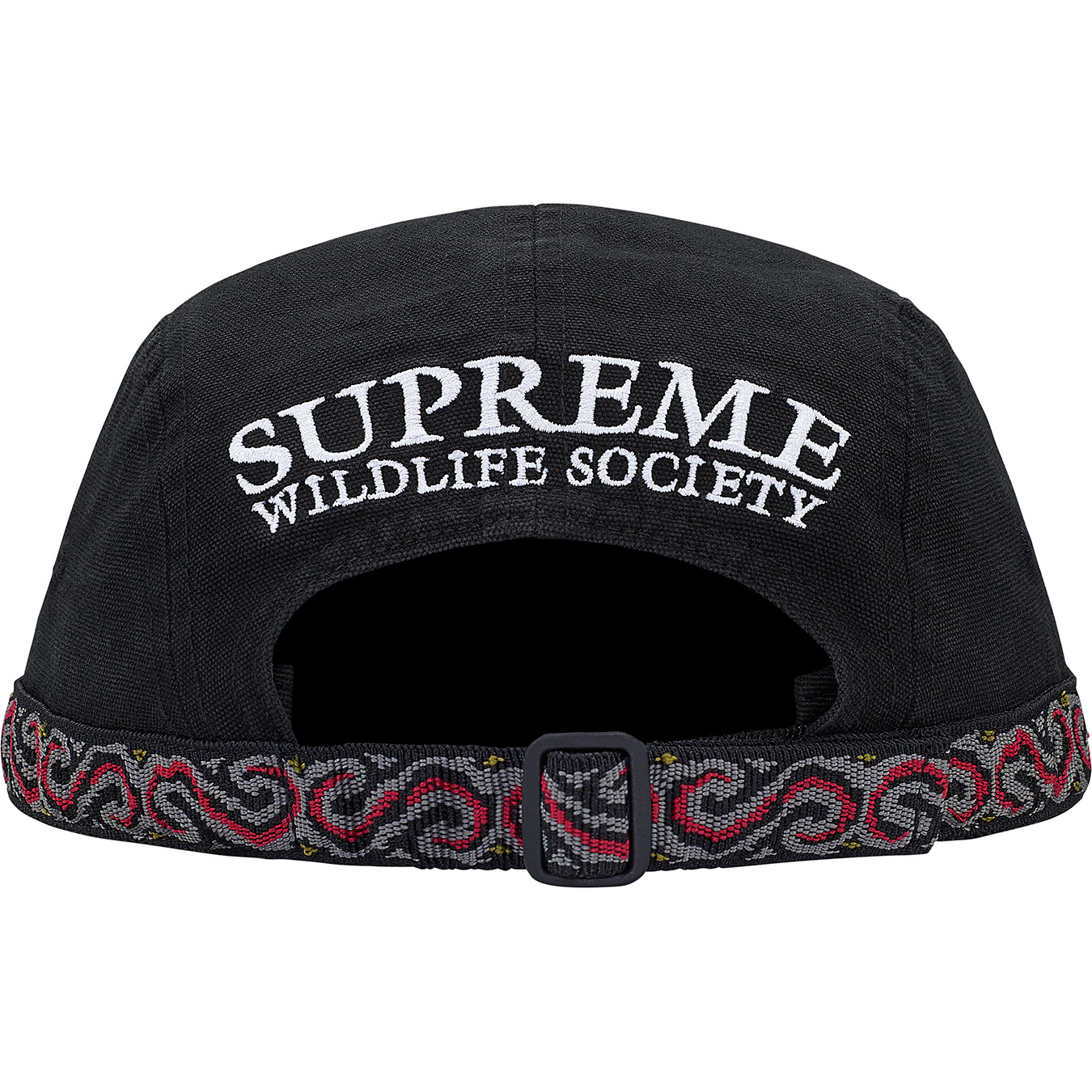 Supreme Wildlife Taping Camp Cap Black - FW17 - US