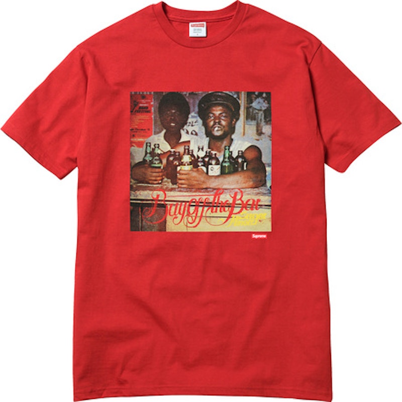 Supreme Wilfred Limonius Buy Off The Bar Tee Red Men's - SS17 - US