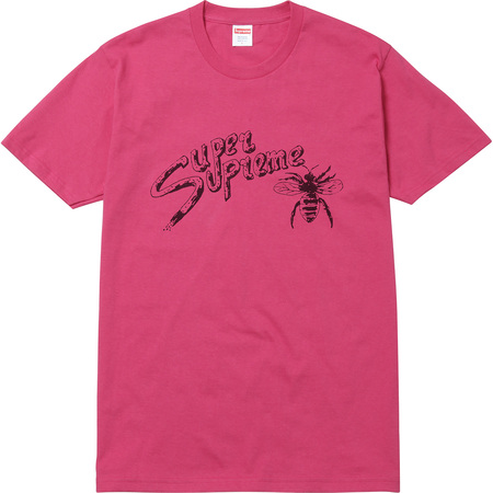 Supreme Wilfred Limonius Super Supreme Tee Dark Pink Men's - SS17 - US