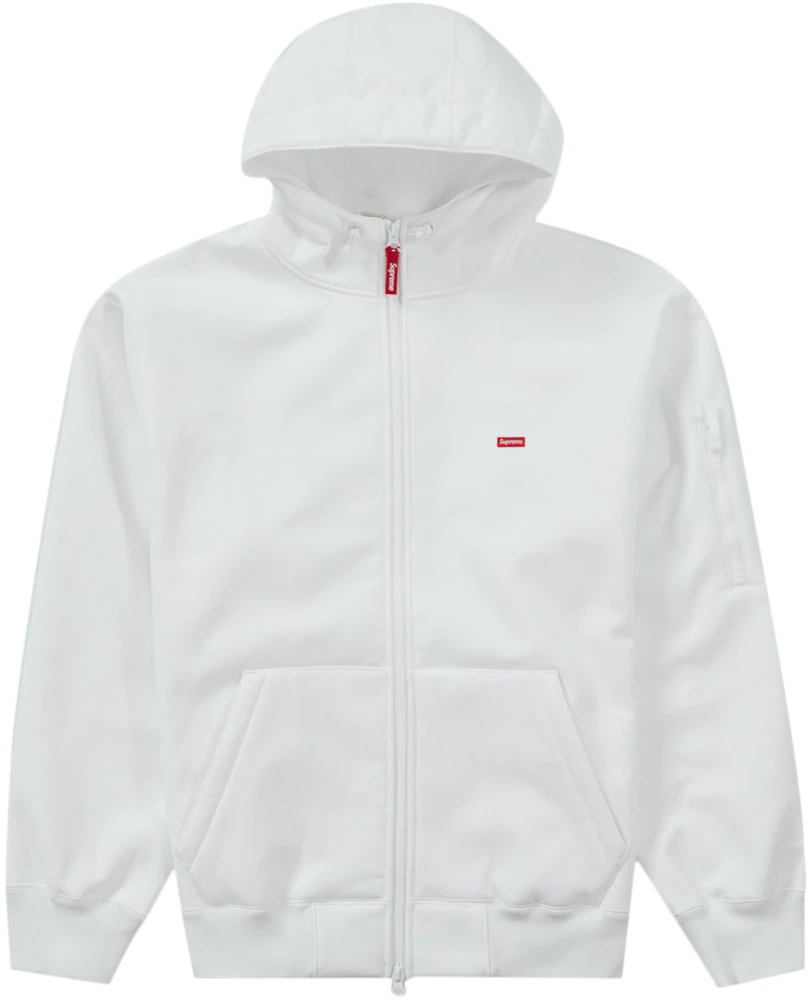 Supreme WINDSTOPPER Zip Up Hooded Sweatshirt (FW23) White Men's - FW23 - US