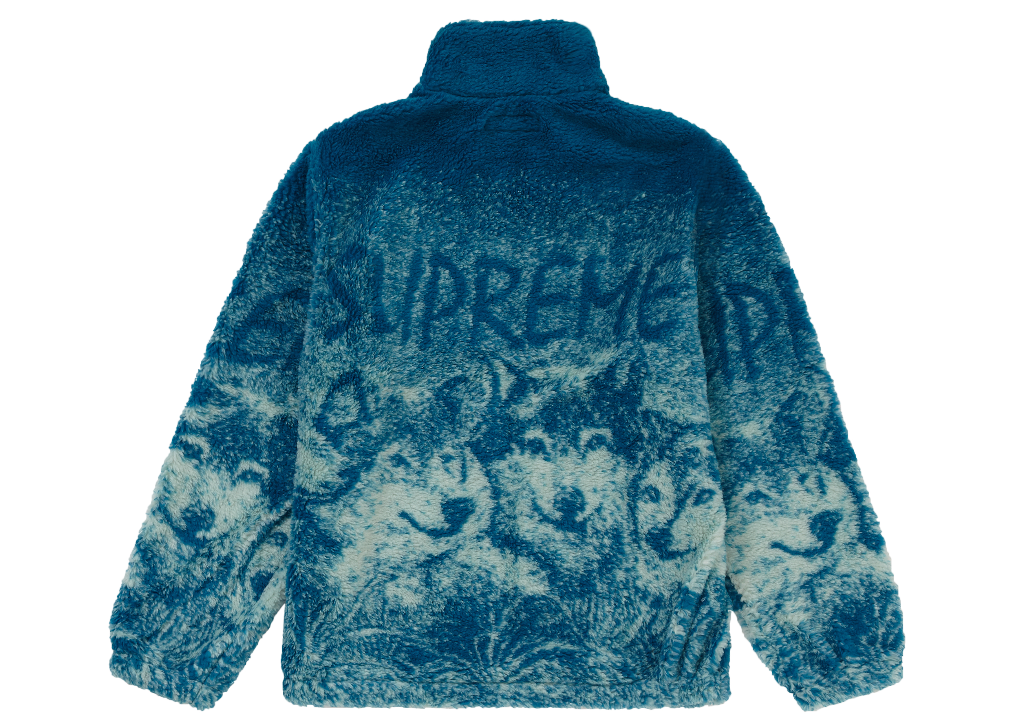 Supreme Wolf Fleece Jacket Dark Teal Men's - SS19 - US