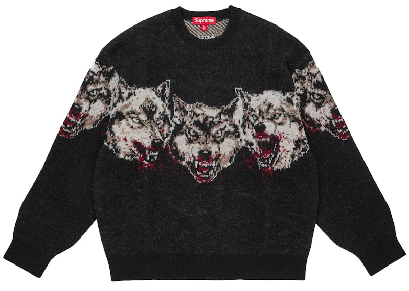Suéter Supreme Wolves Negro